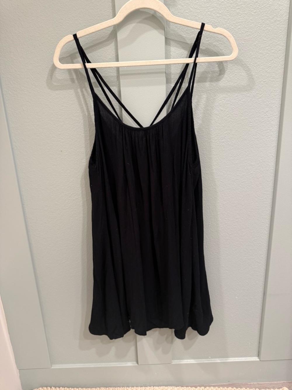 Roxy Black Strappy Women's swim coverup